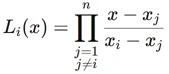 Lagrange Interpolation Formula: Proof, Examples, and FAQs 5 Each basis polynomial Li(x) Image