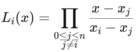 Lagrange Interpolation Formula: Proof, Examples, and FAQs 3 Lagrange basis polynomial Image