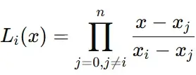 Types of Interpolation: Explained in Detail 4 Where Li(x) are the Lagrange basis polynomials, defined as Image